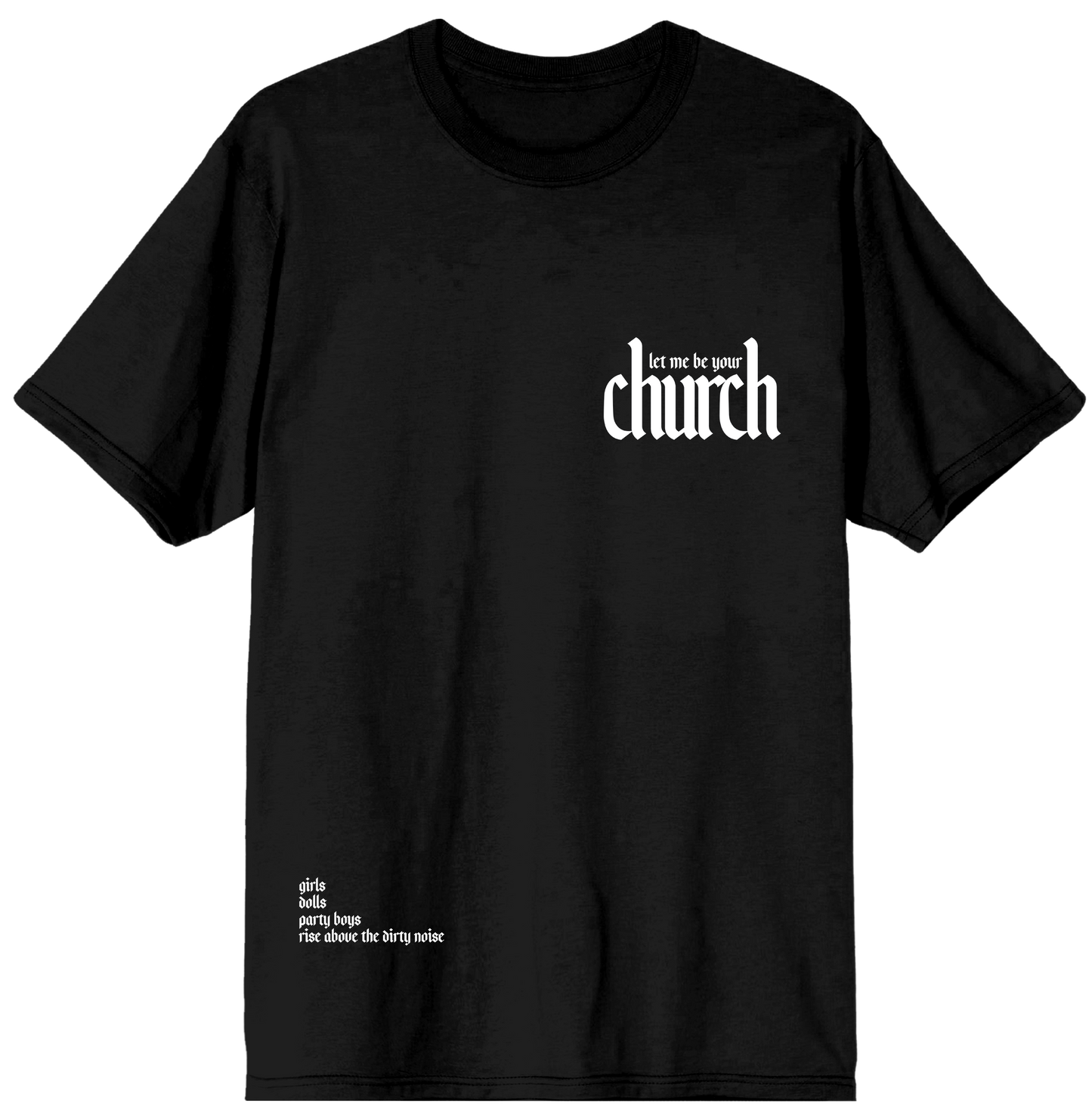 Church Frame Black T-Shirt