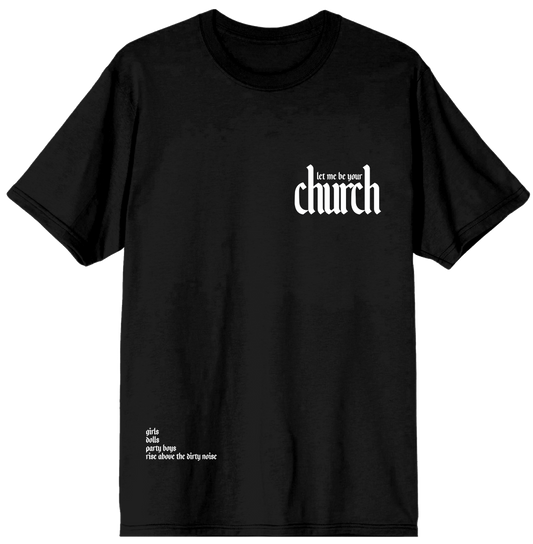 Church Frame Black T-Shirt