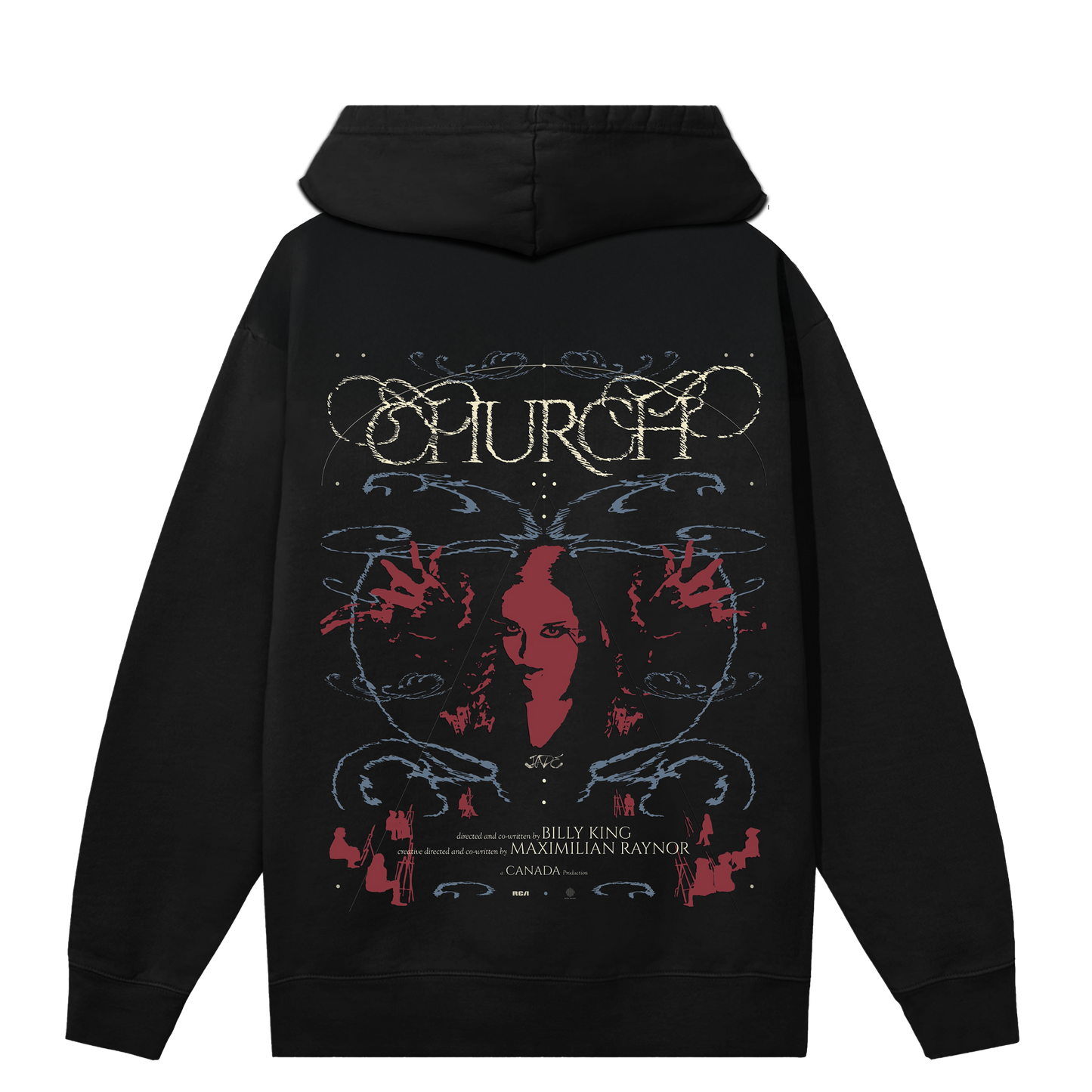 Church Black Hoodie